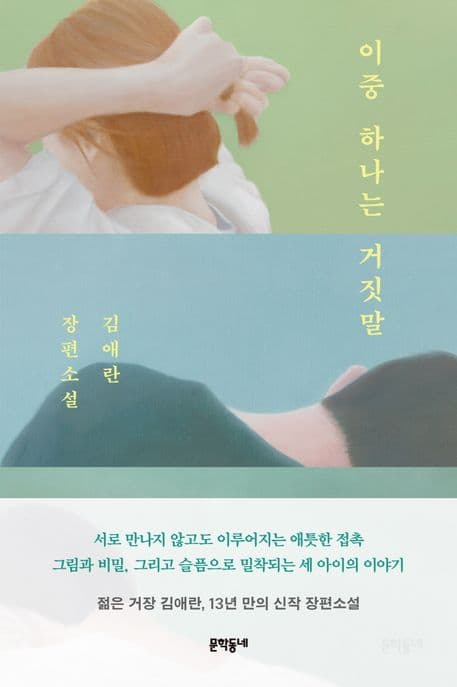 이중 하나는 거짓말 (김애란 장편소설)